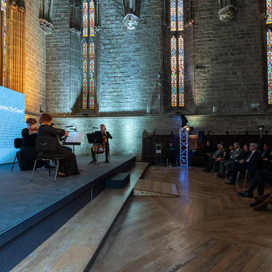 Acto X Aniversario Fundación la Caixa - Fundación Caja Navarra